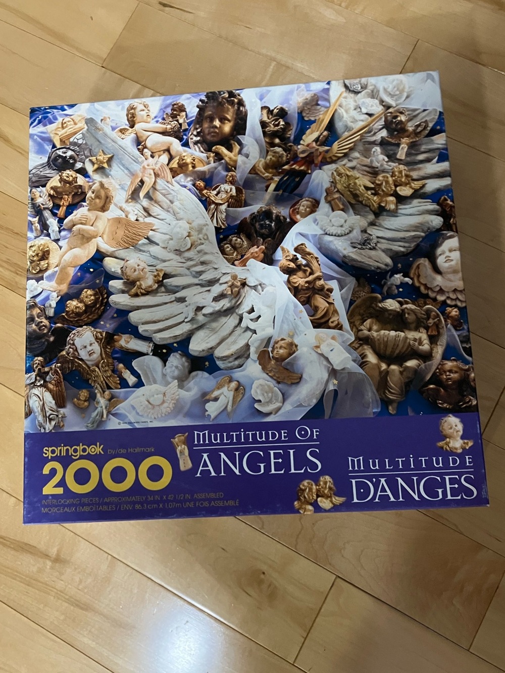 Springbok “Multitude of Angels” 2000-Piece Puzzle 34” x 42.5” Vintage Hallmark
